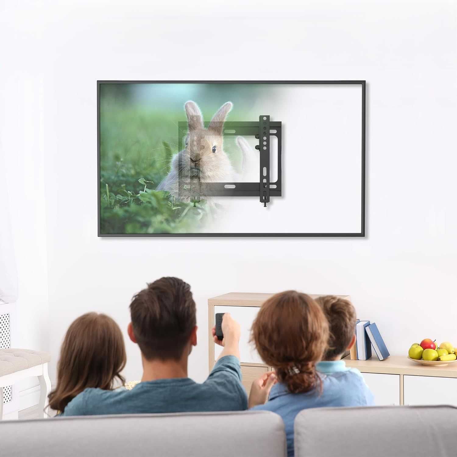 BONTEC Uchwyt TV 17–45" Ścienny Slim VESA 200x200 do 30kg