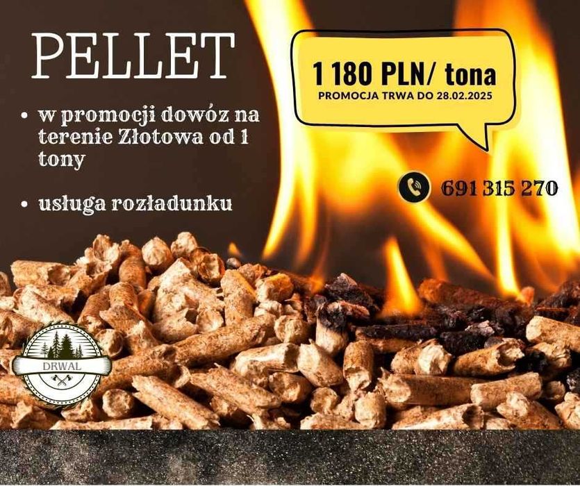 Pellet. Super jakoś !!! transport do 20 km gratis !!!
