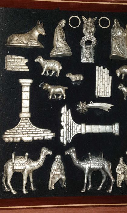 Presépio com banho de Prata