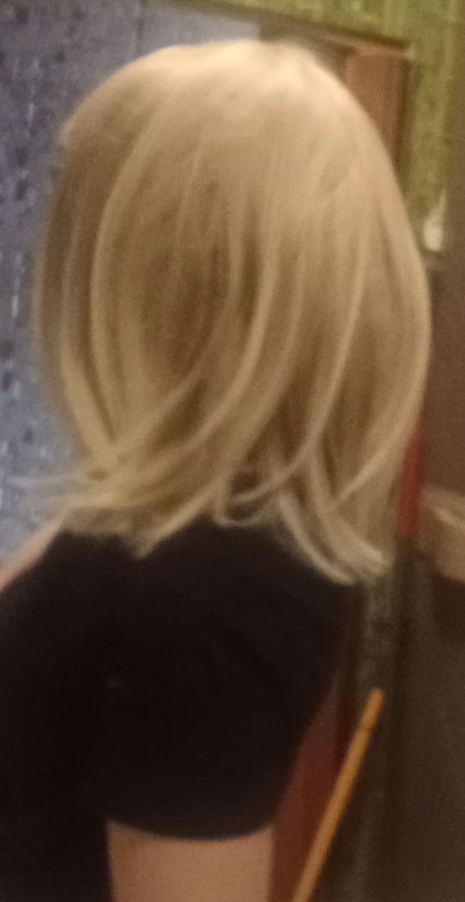 Peruka damska blond