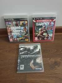 Ps3 PlayStation 3 Far Cry 3 Gta 5 Terminator