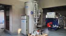 Piec Wytwornica pary generator pary kocioł parowy CERTUSS 1500 Kg/h.