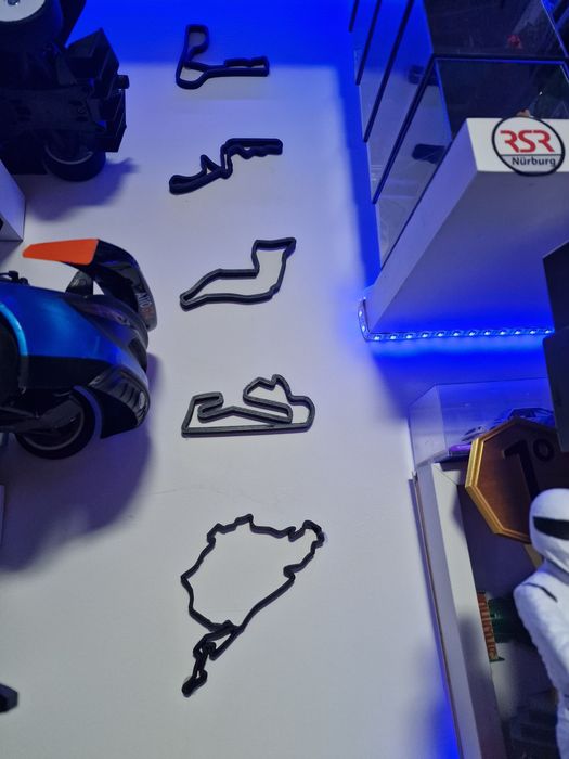 Circuitos Mundias de Corrida  3d decorativos.