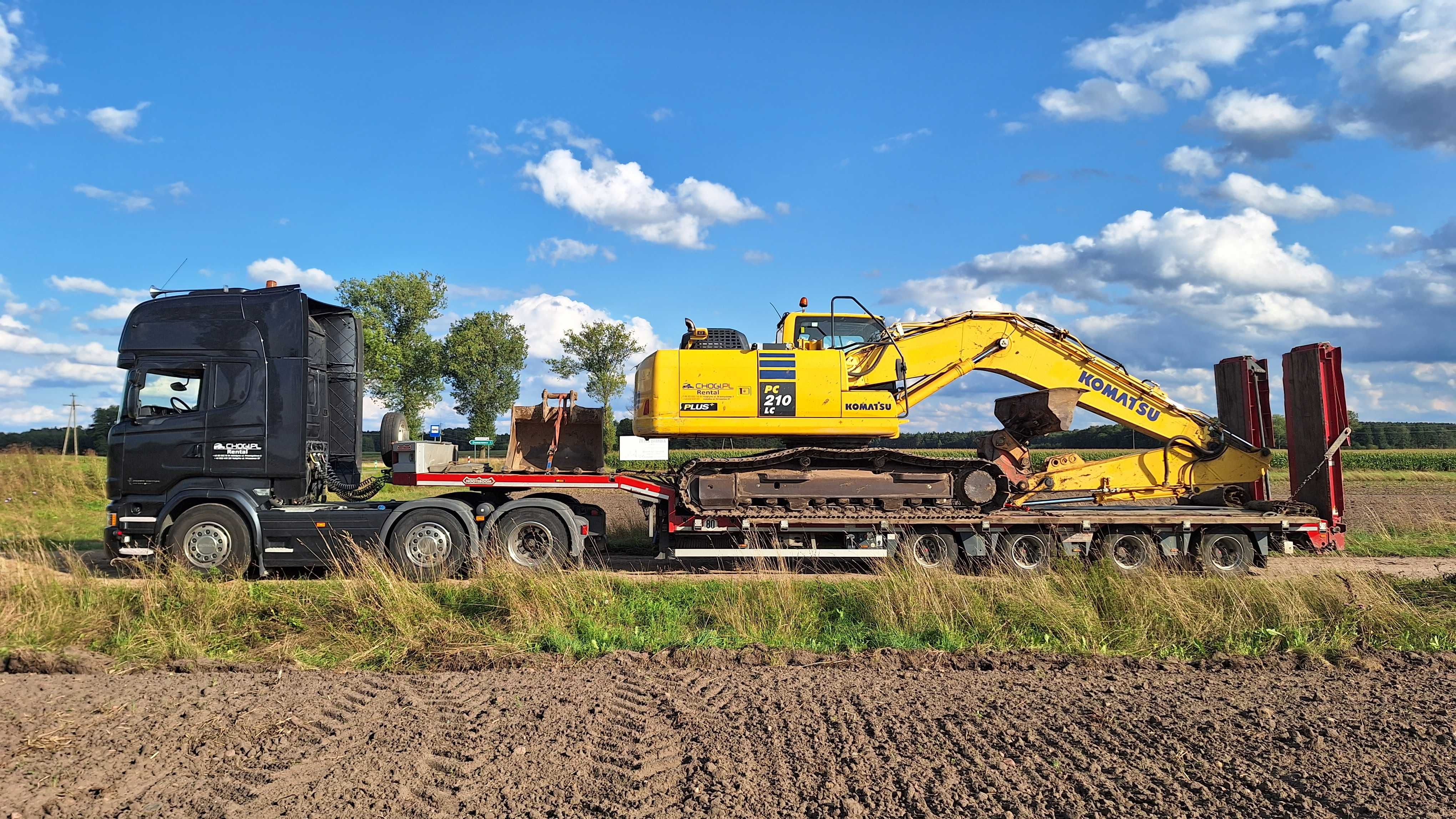 Ładowarka kołowa Wacker Neuson WL44 -wypożyczalnia ładowarek transport