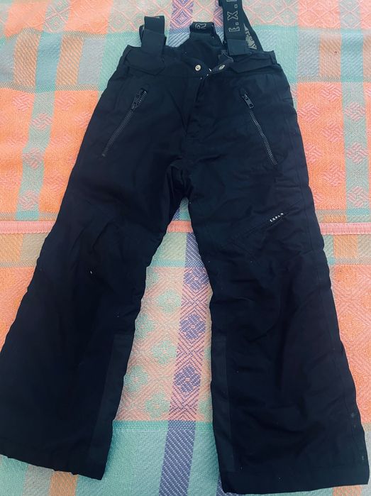 Зимние штаны 8-9лет H&M, штаны-полукомбинезон,  горнолыжные штаны