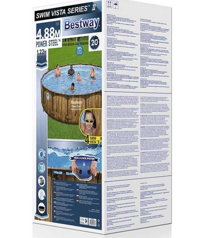 Basen stelażowy Bestway 488x122 cm 56725