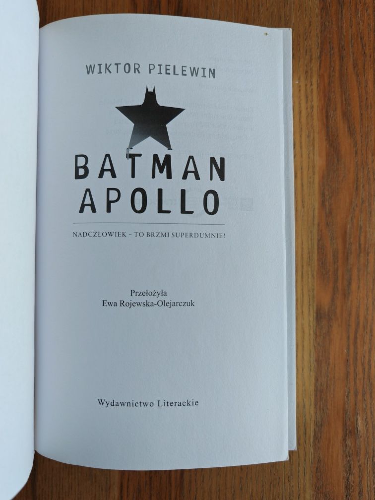 Wiktor Pielewin, Batman Apollo