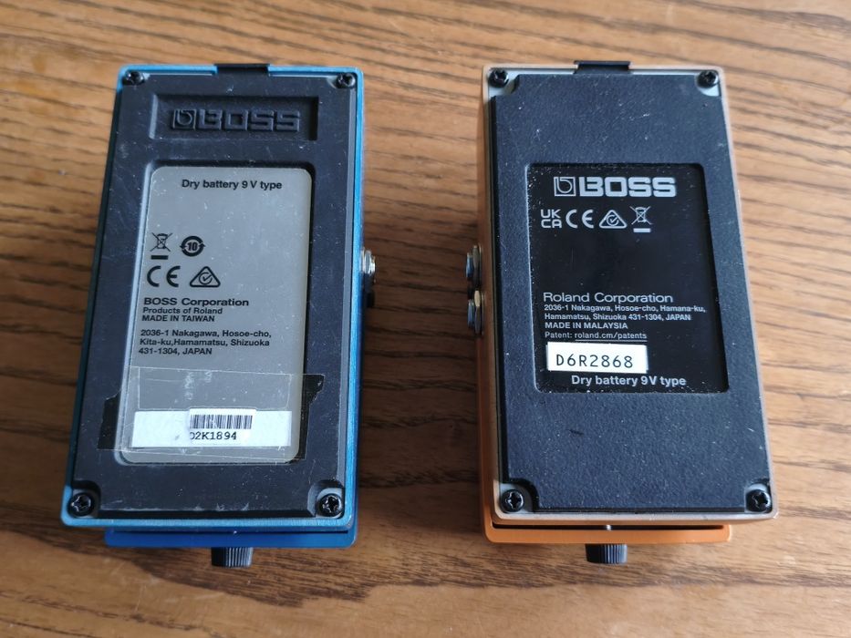 Набір педалей гітарних педалей Boss