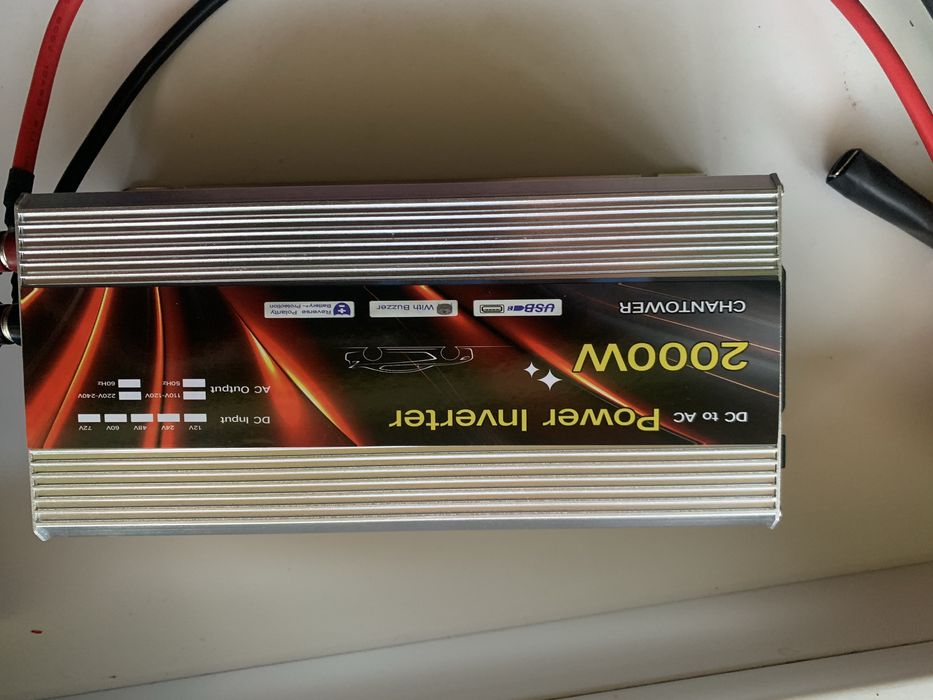 Інвертор 2000w з 12v на 220v