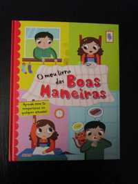 Livro educativo para criança "O meu livro das Boas Maneiras" como novo