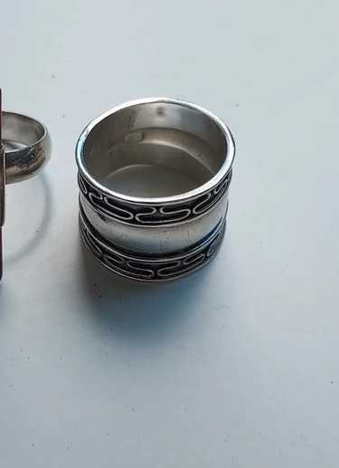 orientalny pierścionek srebro