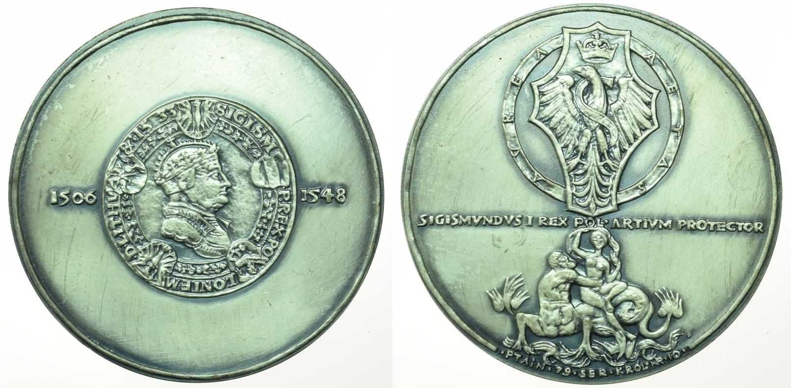 Medal Zygmunt I Stary Seria Królewska