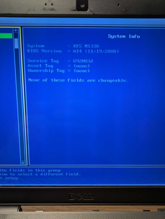 Dell XPS M1330 Uszk