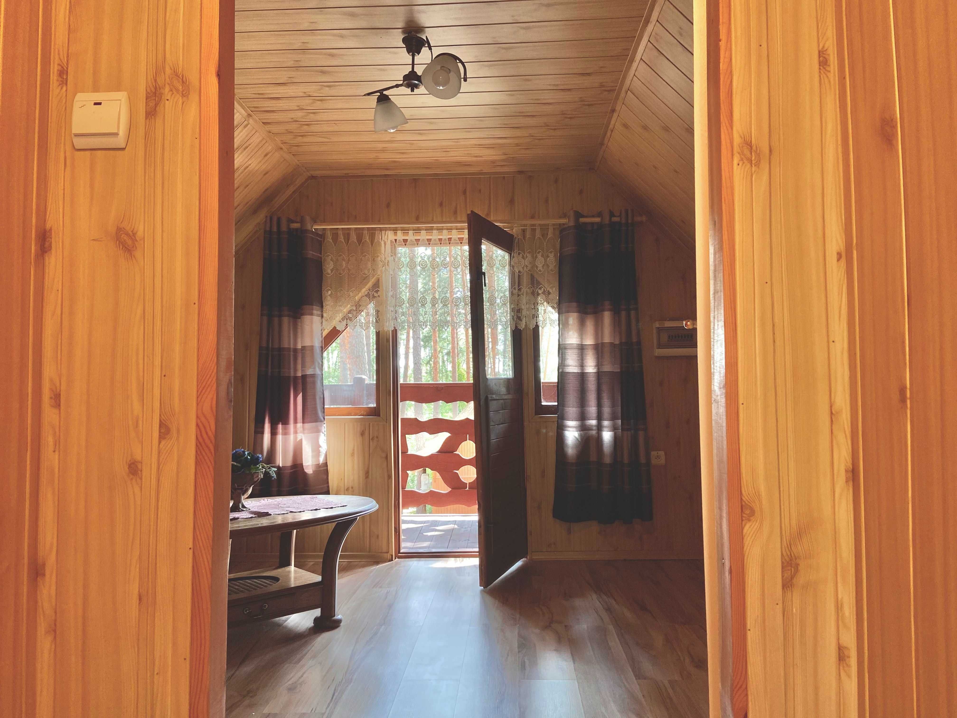 Uroczy domek w sercu lasu nad jeziorem Partęczyny, Warmia - Mazury