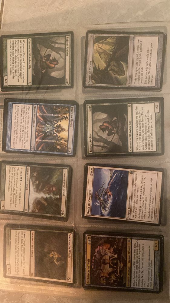 Colecão de cartas Magic