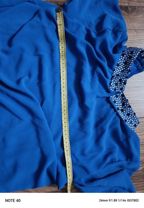 Wyprzedaż Elegancka tiulowa bluzka Święta r. M