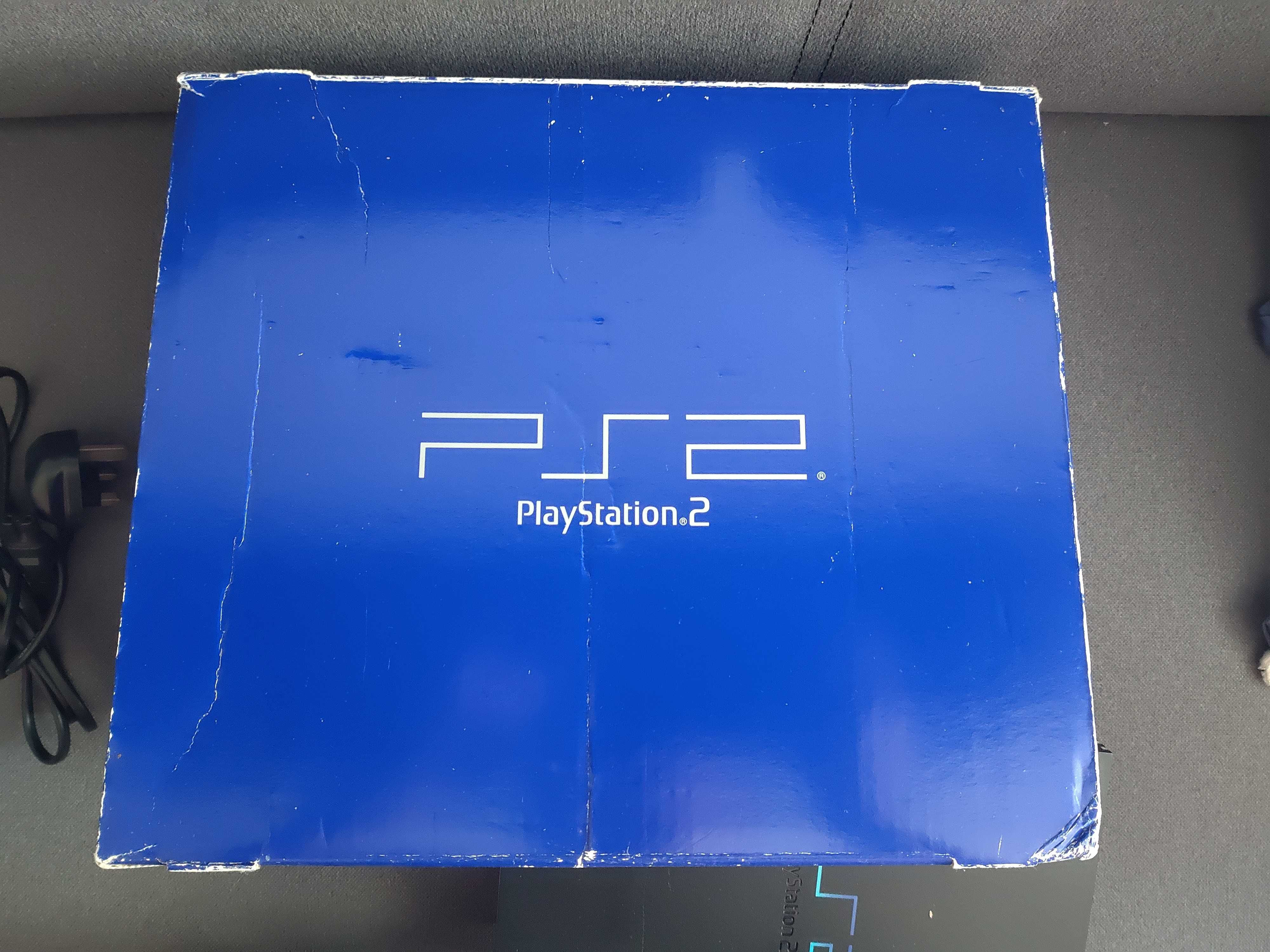 Playstation PS2 Konsola FAT Oryginalny KARTON zgodne nr PLOMBA SPRAWNA