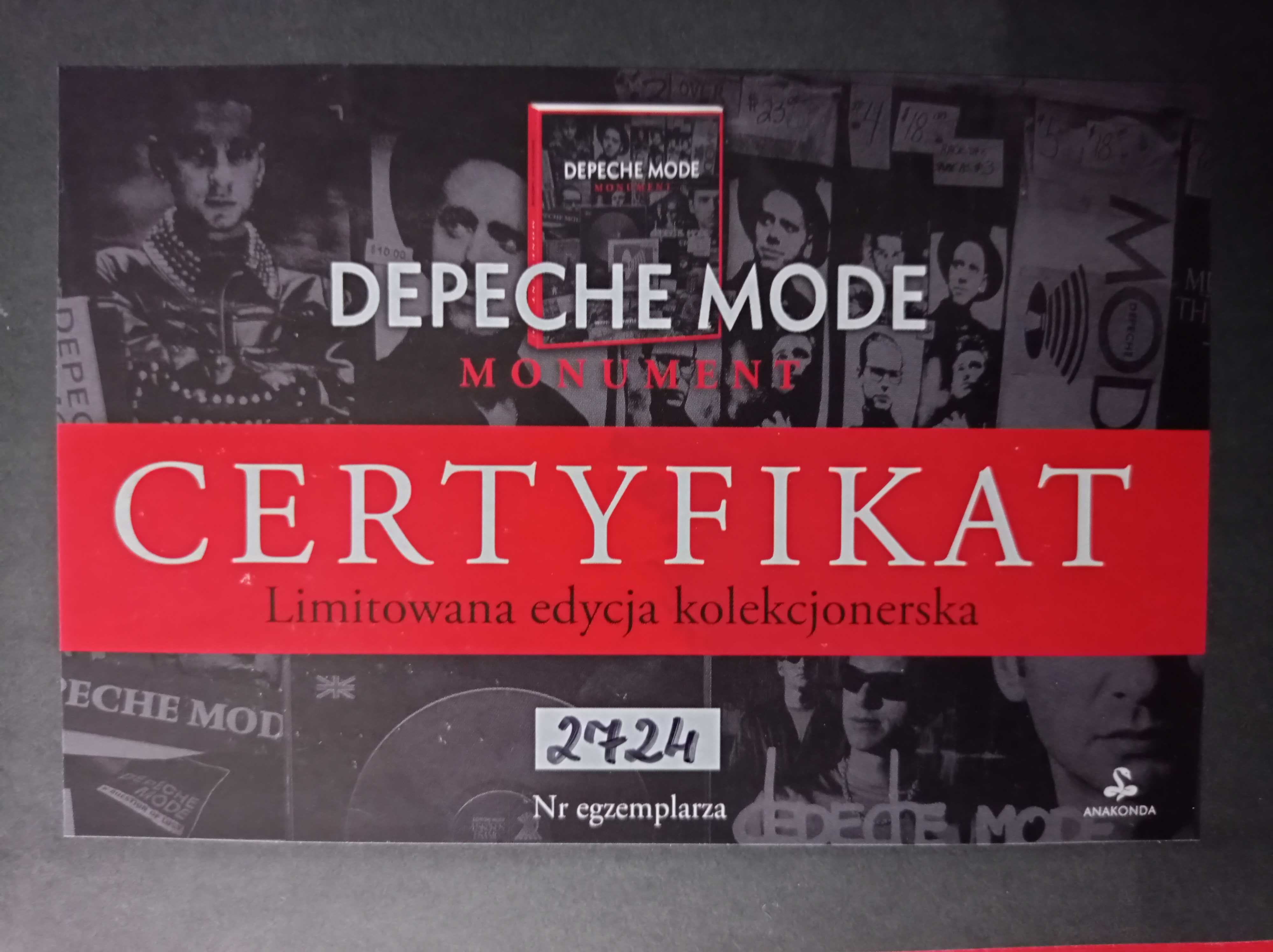 Monument Depeche Mode Album Limitowana edycja kolekcjonerska 2724