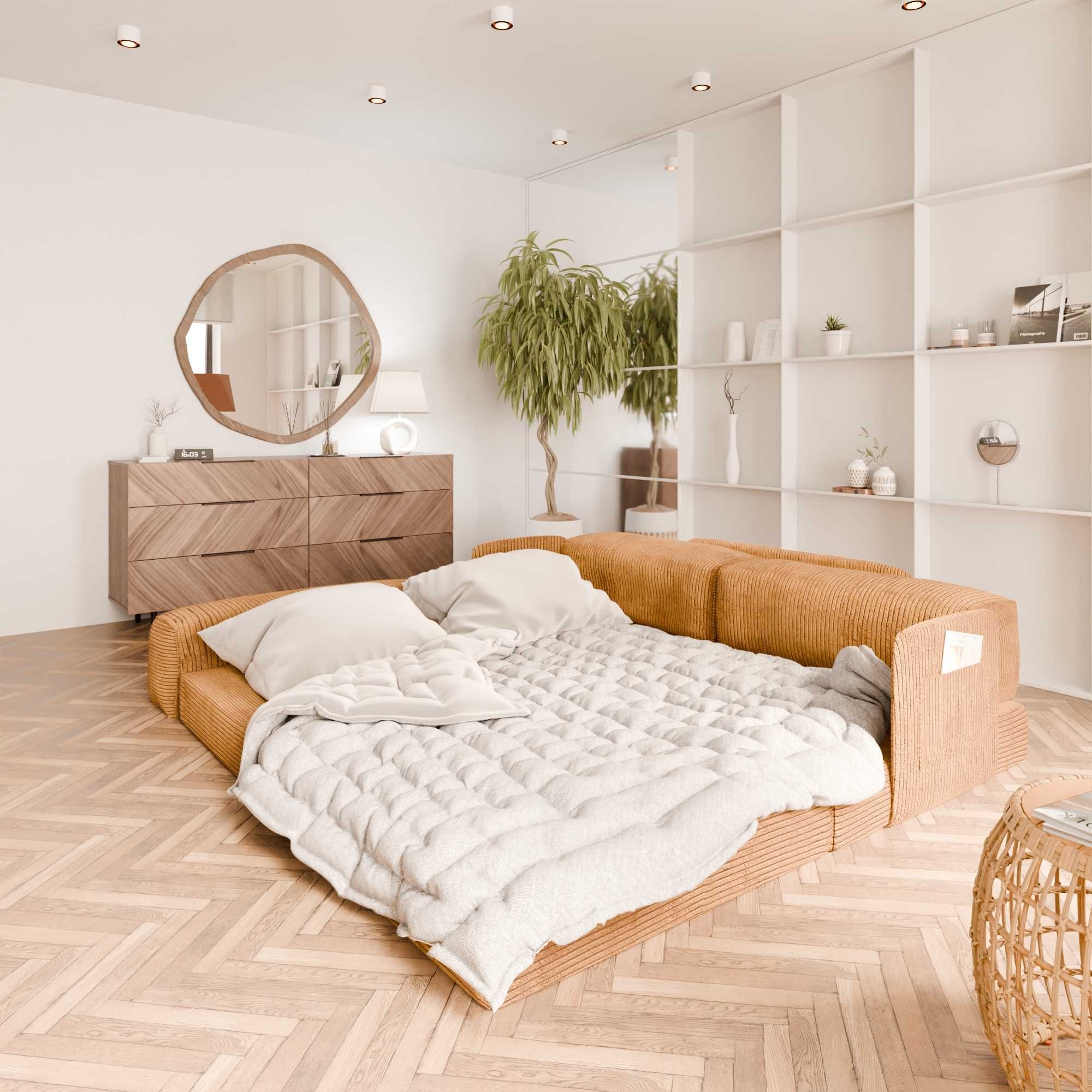 Nowa Sofa Modułowa Comfy – Bouclé, 200x200 cm, Mega Wygodna, Producent