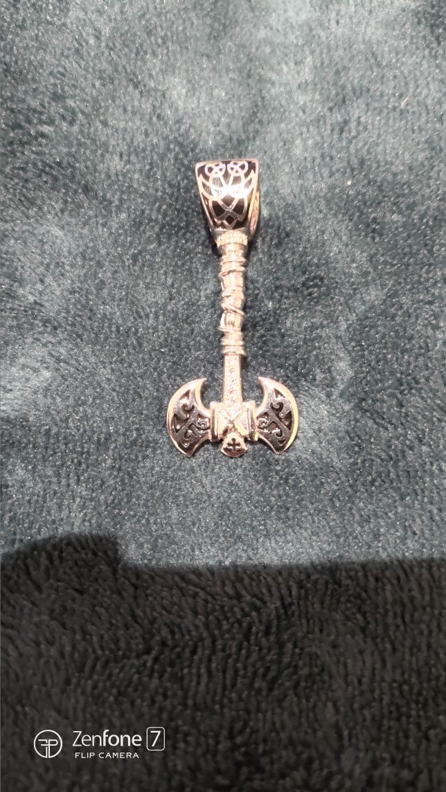 Amulet Siekiera Welesa srebro 925
