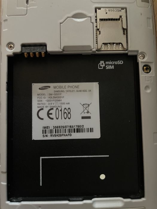 Samsung g531f  grand prime