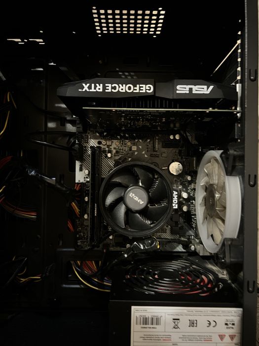 Компютер ryzen 3 2200g, RTX 3050 6gb, 16gb, 512ssd (гарантія)