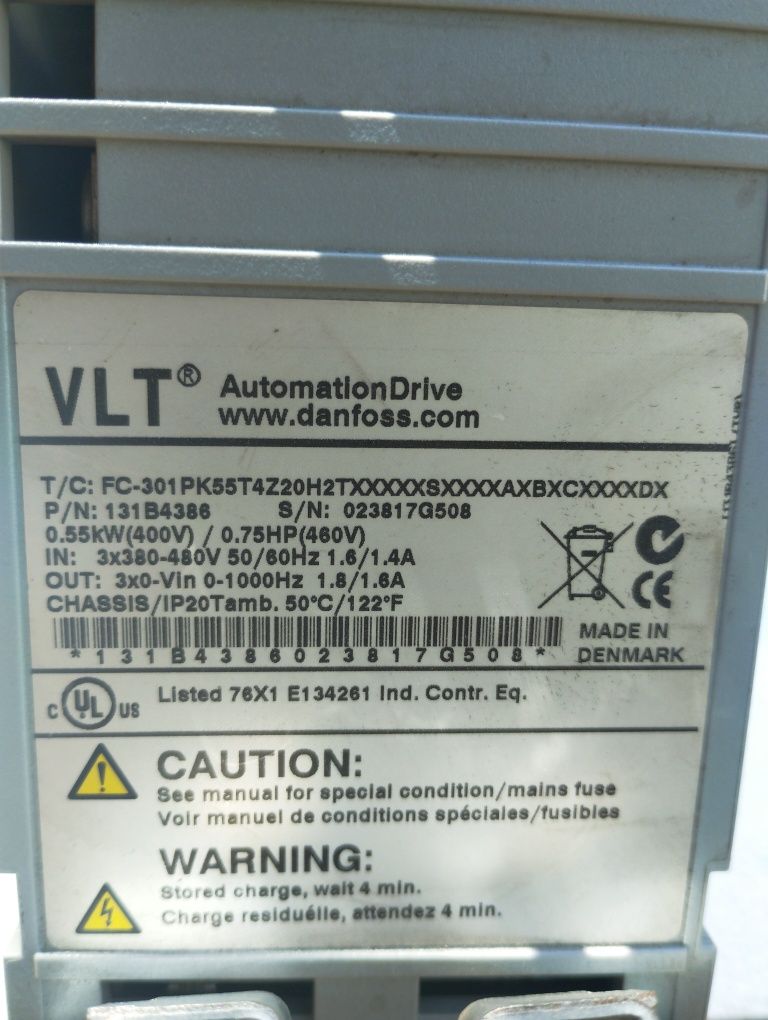 Danfoss vlt fc301