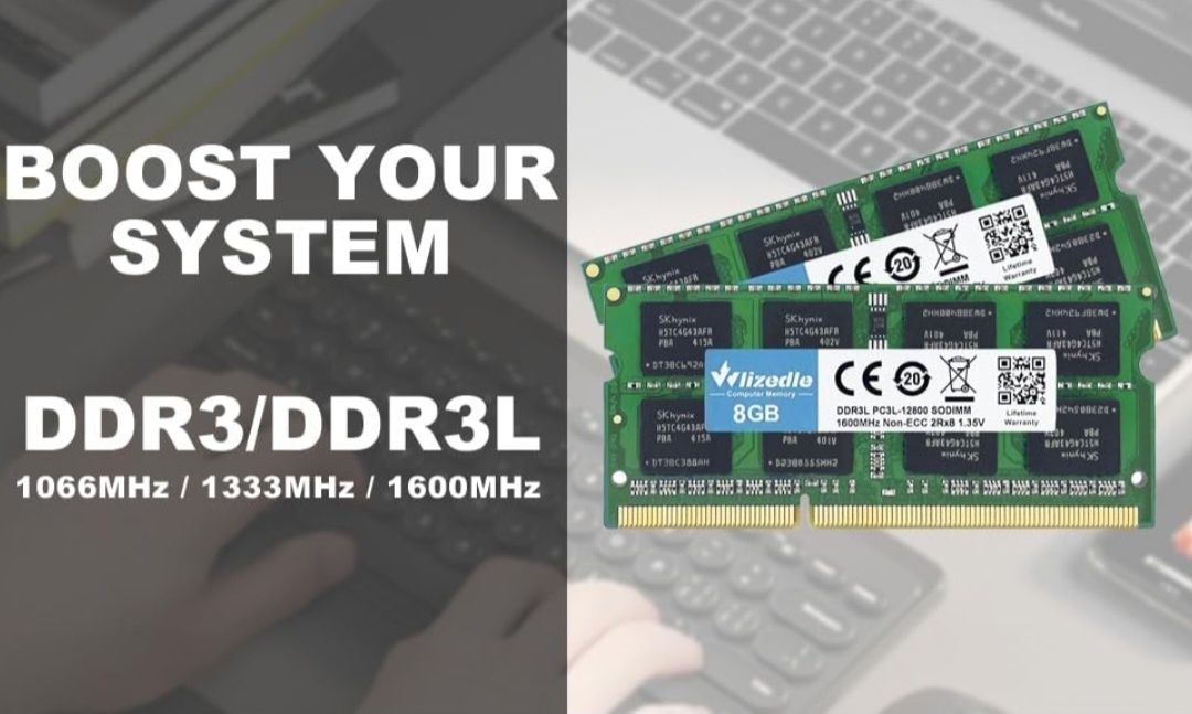 8 GB DDR3/DDR3L Pamięć RAM do laptopa 1600 MHz