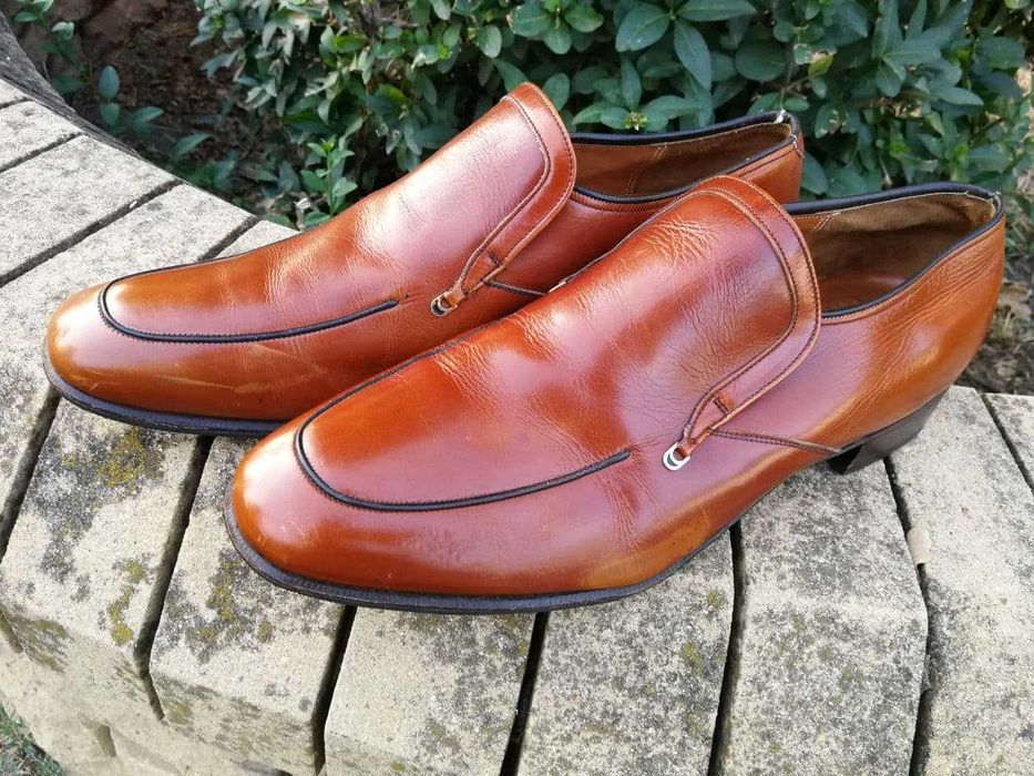 Мужские коричневые туфли лоферы Barker Loake England