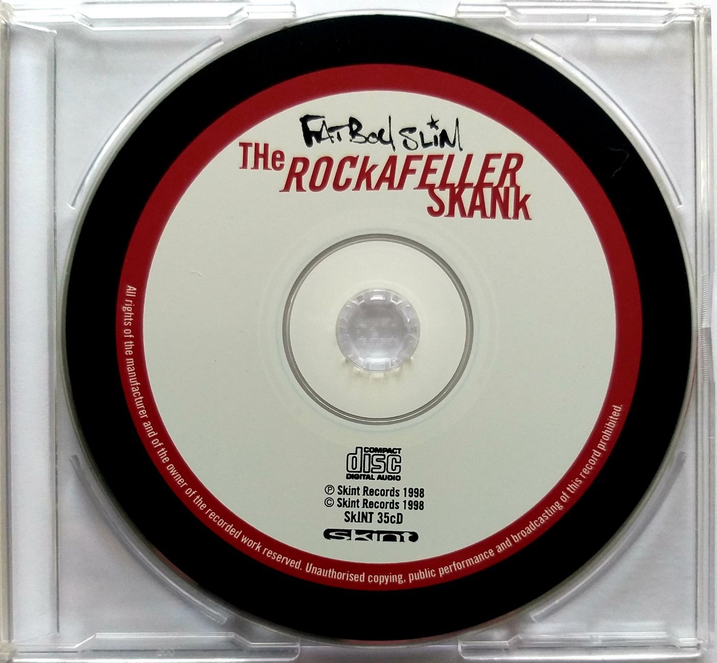 CDs Fat Boy Slim The Rockafeller Skank 1998r