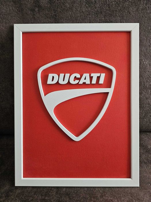 Quadro DUCATI em 3D 40cm X 30cm