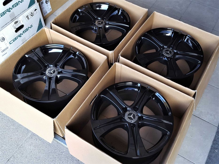 Alufelgi 17 5x112 Mercedes A B C E S V CLA GLA GLC ML Vito Czarne 214#