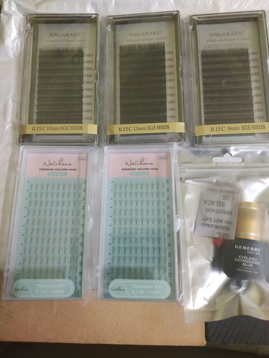 Вії накладні клей туш