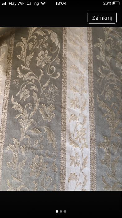 Materiał na zasłony - 7,5 mb