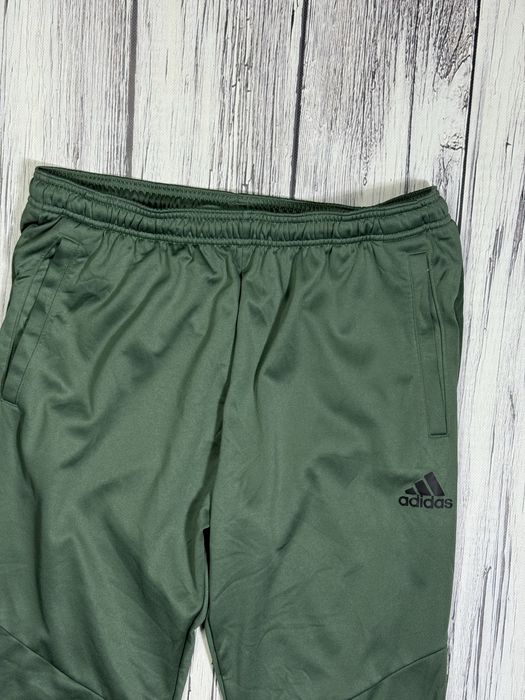 Adidas спортивные штаны оригинал зелёные размер L
