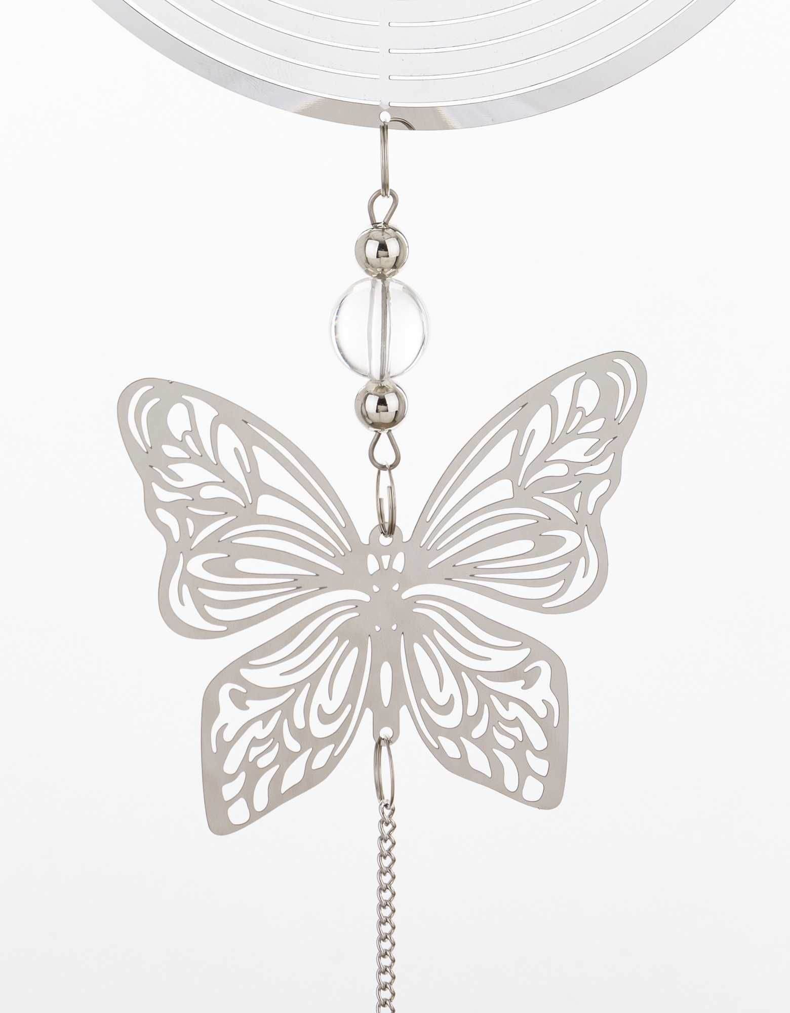 Dekoracja wisząca metalowa ozdobna Motyl 84 cm