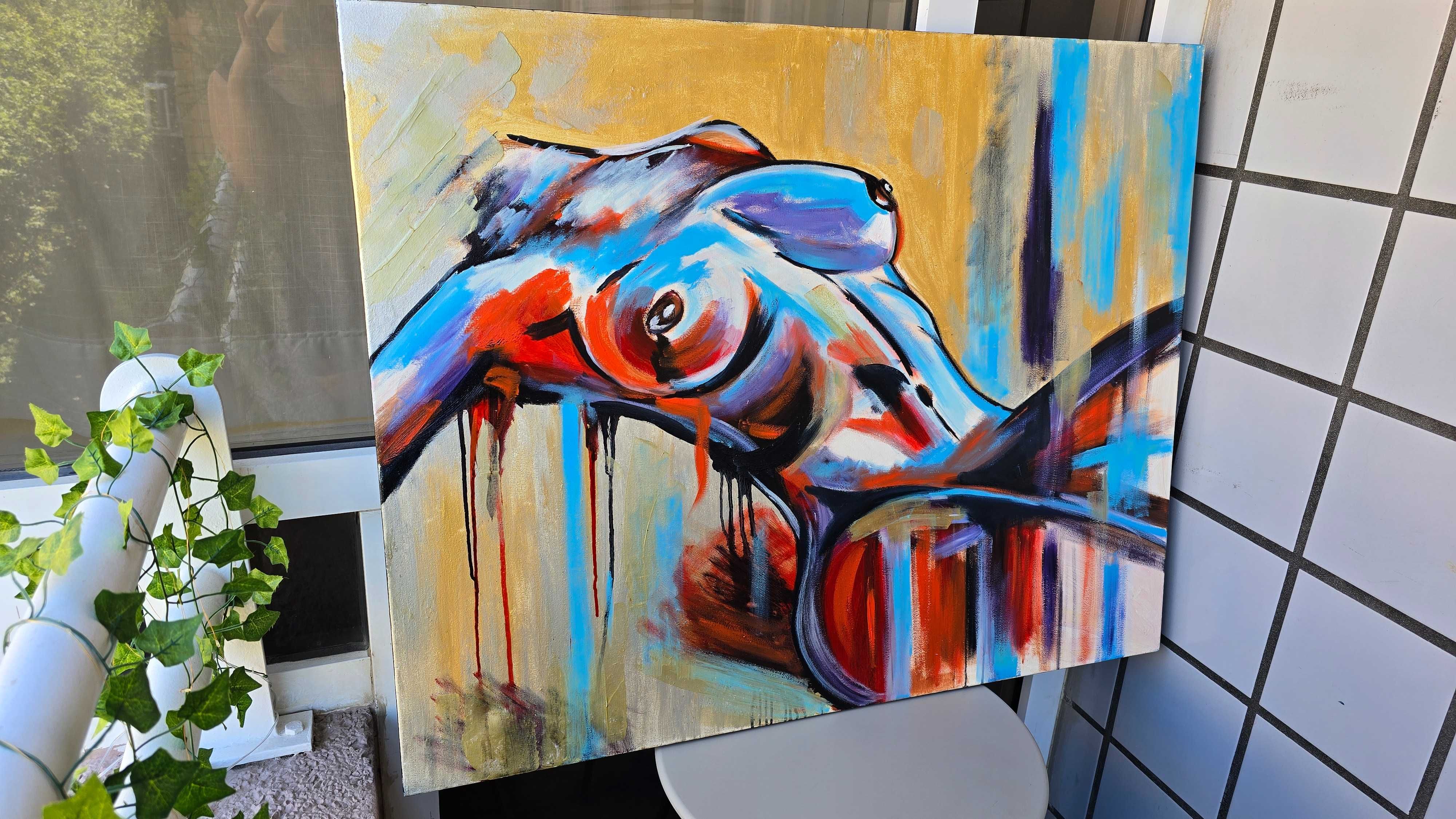 Nu Feminino Abstrato 80 × 100 cm