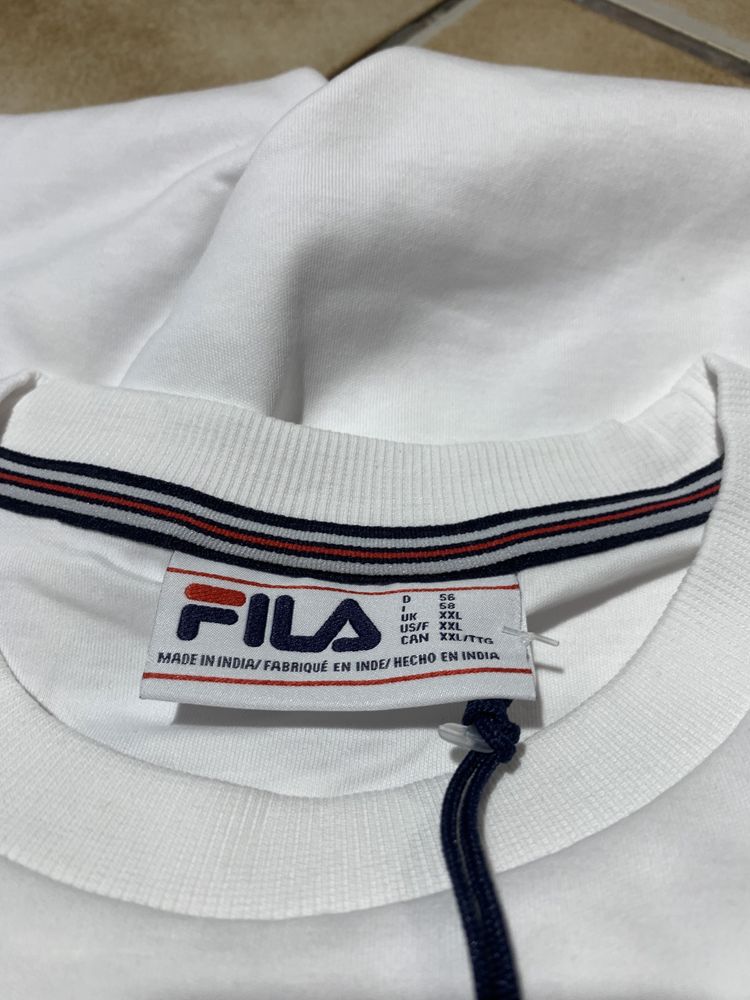 Футболка Fila оригінал нова класична чоловіча casual вишитий логотип