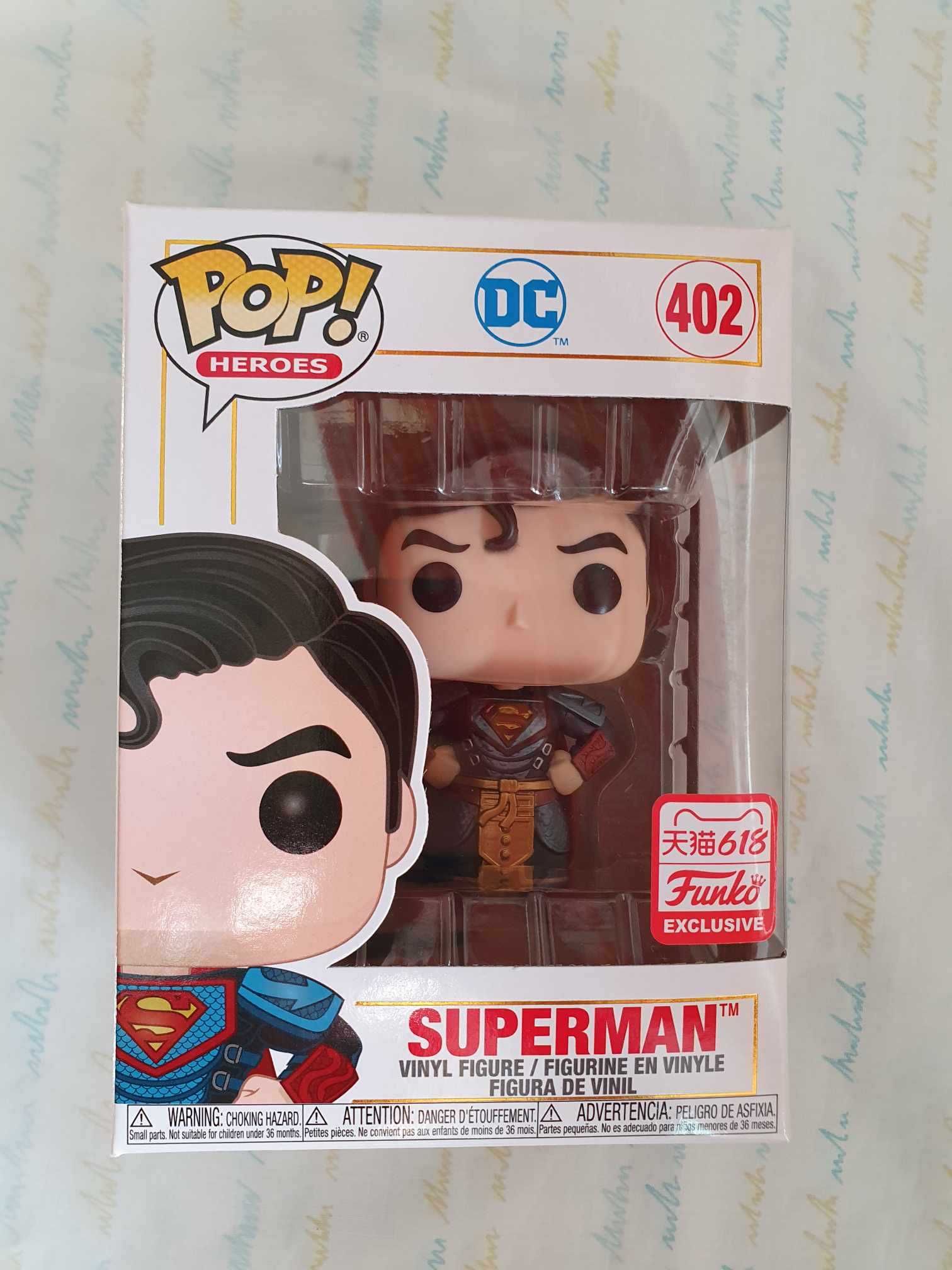 Funko Pop Heroes 402 Superman Imperial Metallic China Convention