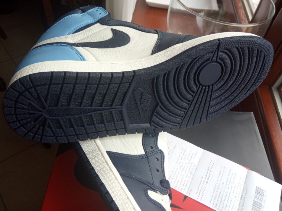 Nike Jordan 1 Retro High Obsidian UNC r. EUR 47,5/US 13/31 cm obsydian
