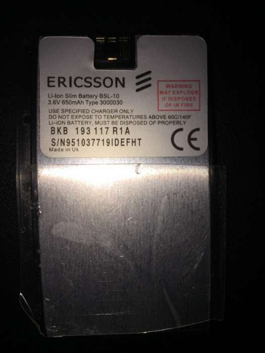 Ericsson Bateria Nova BSL-10 t28 t29 t39 r320 t28s t29s r520