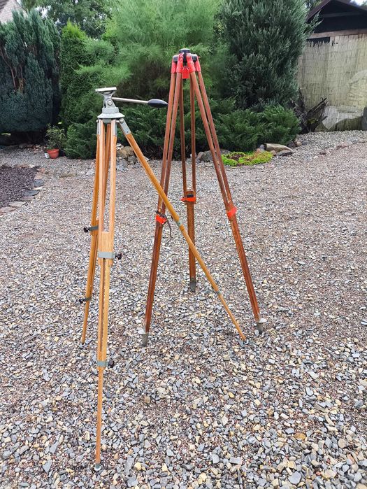 Solidny statyw  fotograficzny drewno