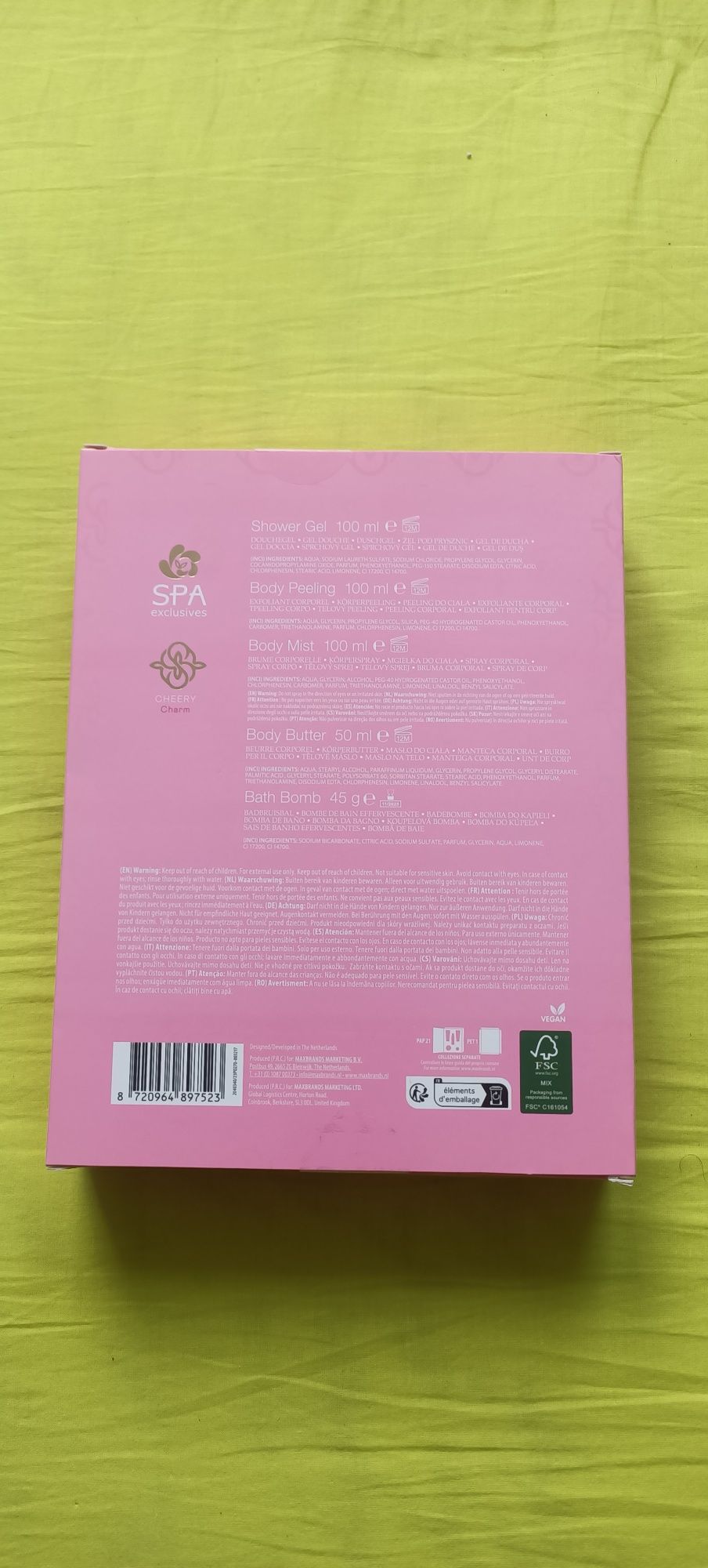 Zestaw kosmetyków SPA exclusives
