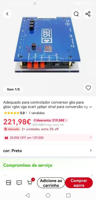 GBS Controlo para Retrogames