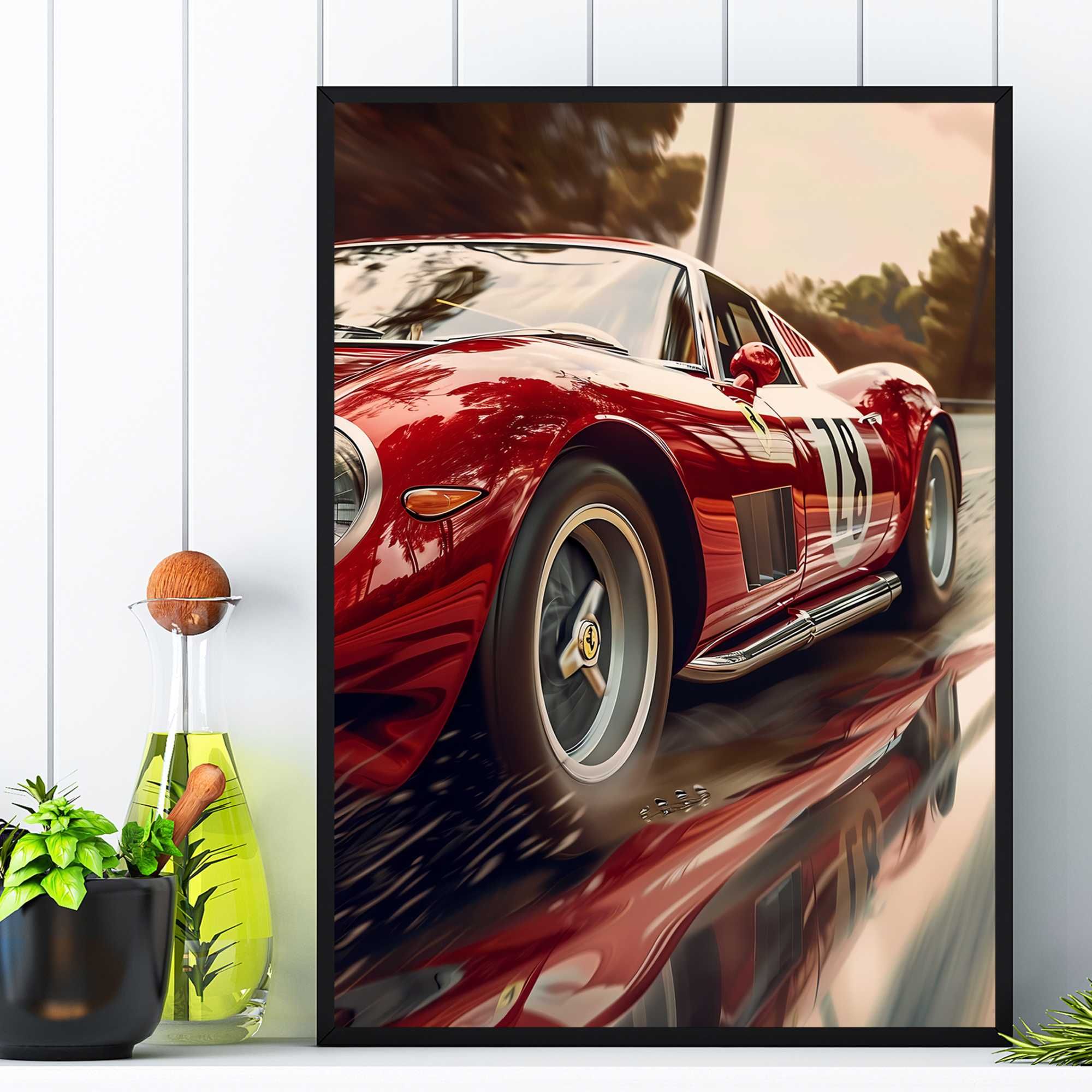 plakat auto-moto, plakat obraz grafika samochodu, obraz samochód