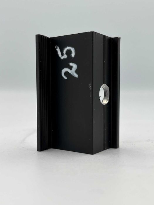 Klema SKRAJNA, KOŃCOWA, ŚRODKOWA CZARNA 25 mm 30 mm 32 mm 35 mm 38 mm