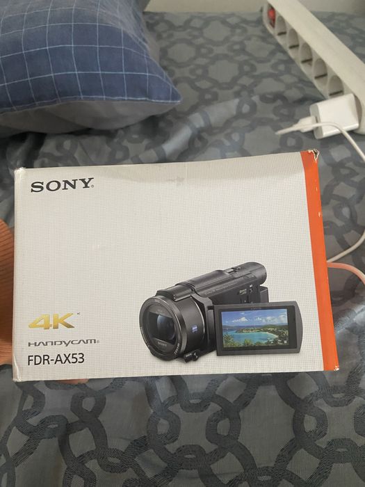 Camera Sony, 4K e cartao