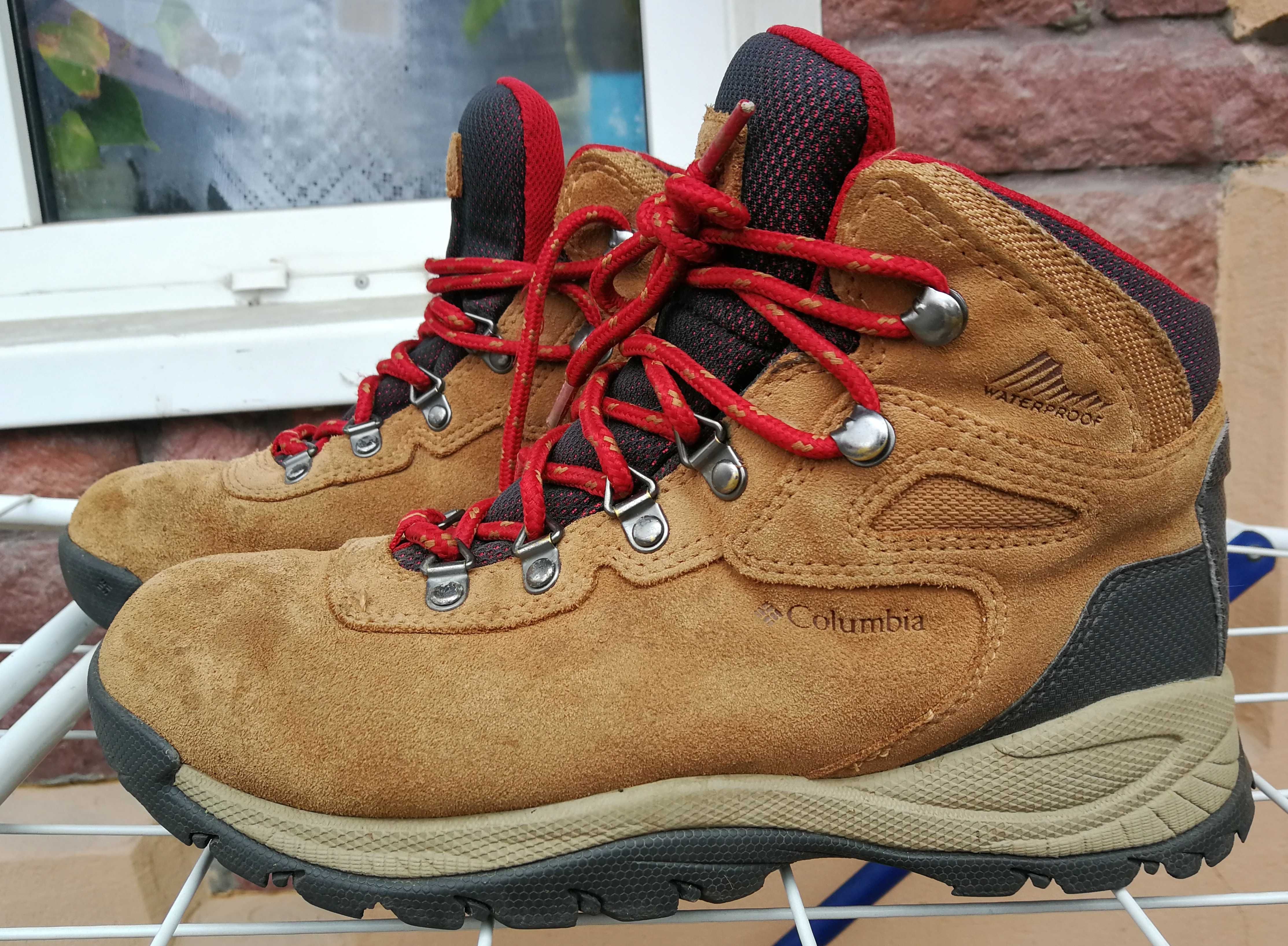 Шкіряні черевики Columbia Newton Ridge Plus Waterproof оригінал
