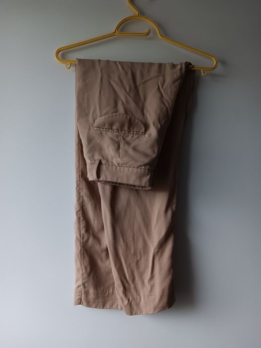 Spodnie chinosy wiskoza Lindex wiosenne