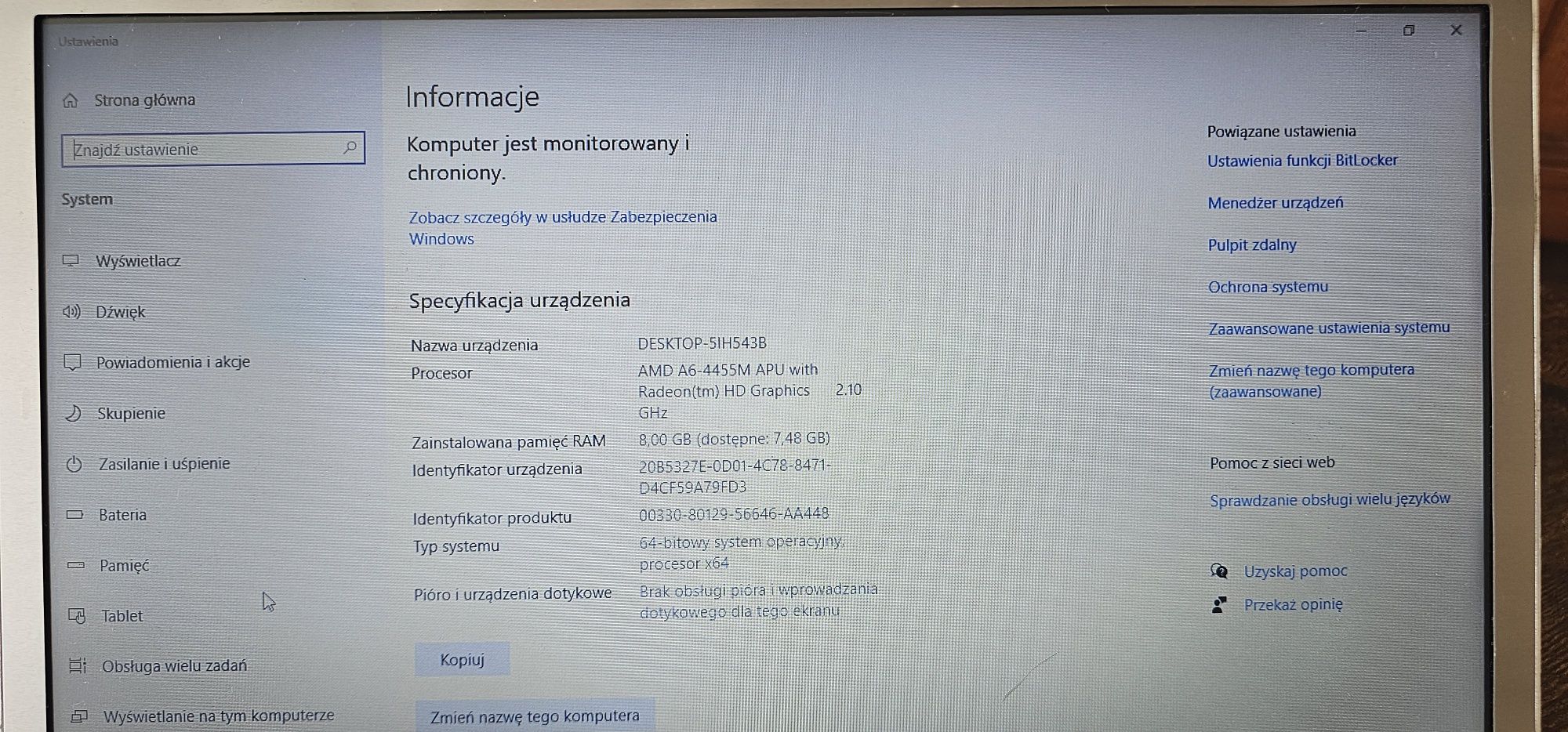 Ultrabook 13,3" Samsung NP535U3C-A03PL